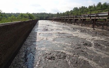 River Sludge Drying 