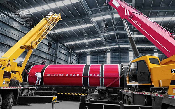 What is the composition of the sludge dryer system?